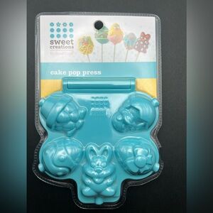 Sweet Creations Cake Pop Press Spring Shapes Easter Blue New